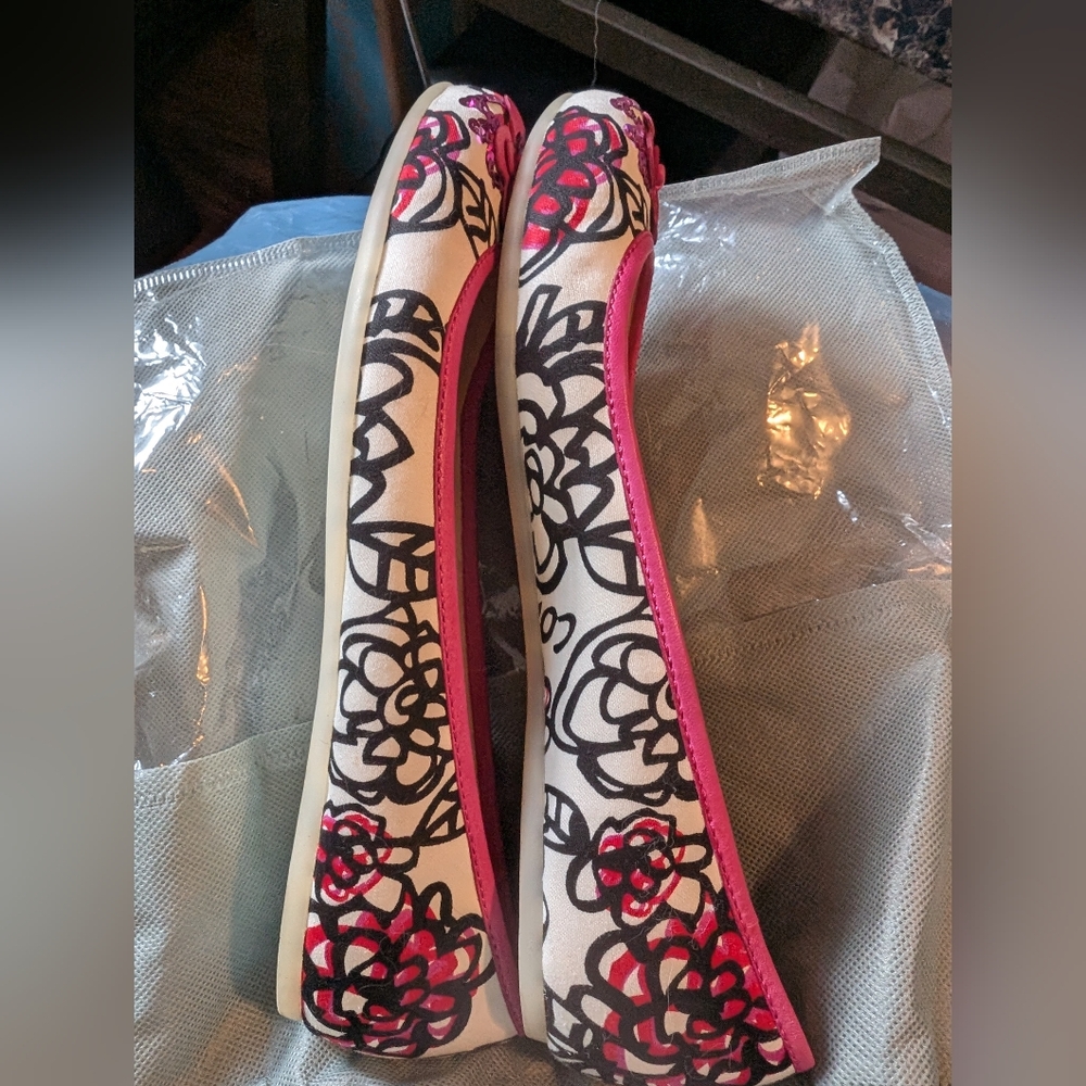 Coach Poppy Adesda Ballet Flats Sz 8B - Picture 2 of 10